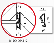 KISO DP 412 – Joint sur ouvrant TPE micro-mousse – Image 2