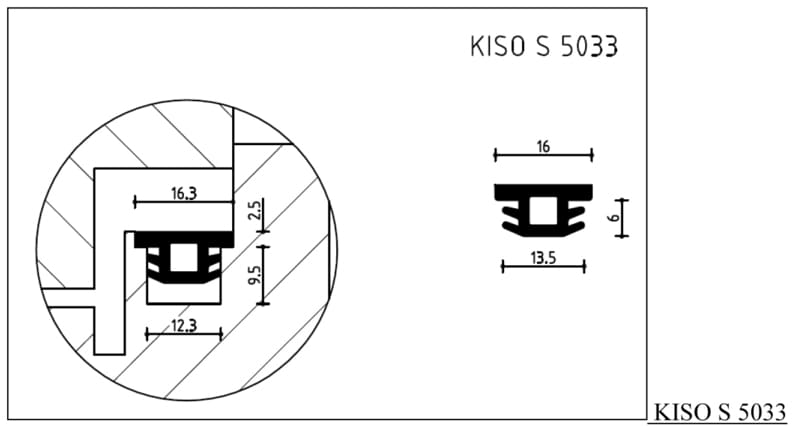 Joint de têtière Kiso S 5033