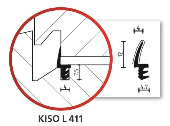 KISO L 411 – Joint sur dormant – Image 2
