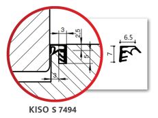 KISO S 7494 – Joint de recouvrement sur ouvrant – Image 2